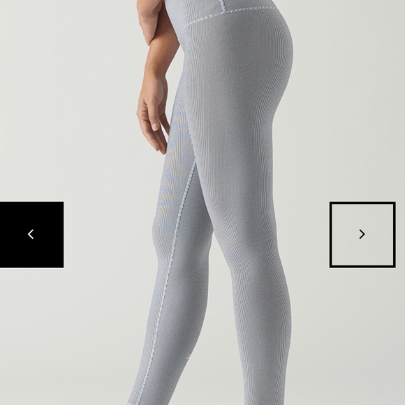 NWOT Glyder XXS High Power Vertical Stripe Legging - Picture 6 of 6